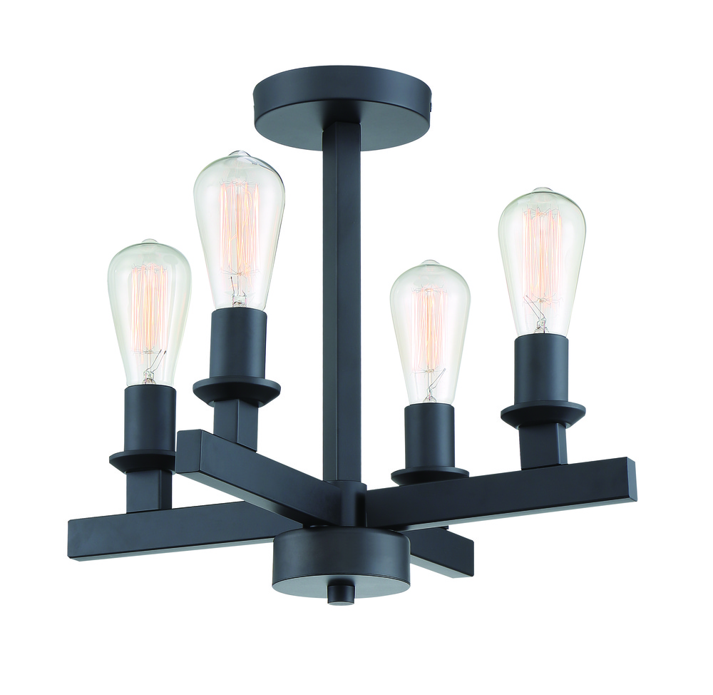 4 Light Convertible Semiflush