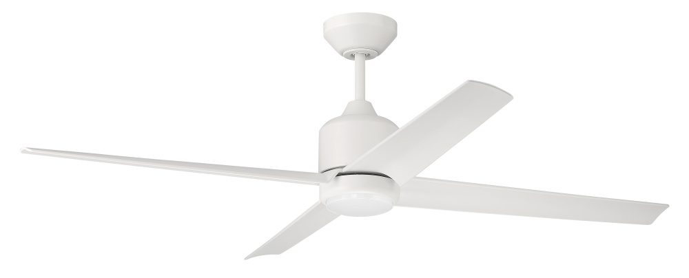 52" Ceiling Fan w/ 4 Blades, Wi-Fi & LED Light Kit, Damp