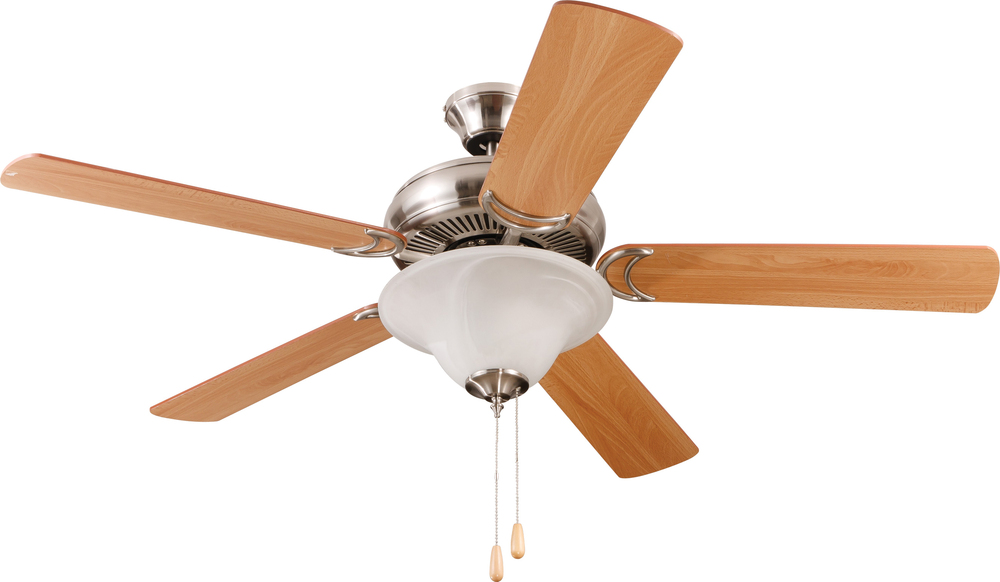 52" Ceiling Fan w/Blades & Bowl Light Kit