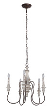 Craftmade 52825-CWFM - 5 Light Chandelier