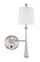 Craftmade 57461SA-BNK - 1 Light Swing Arm Wall Sconce
