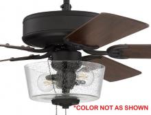 Craftmade C211BNK - 52" Pro w/2 LED Bowl Light, Blade Options