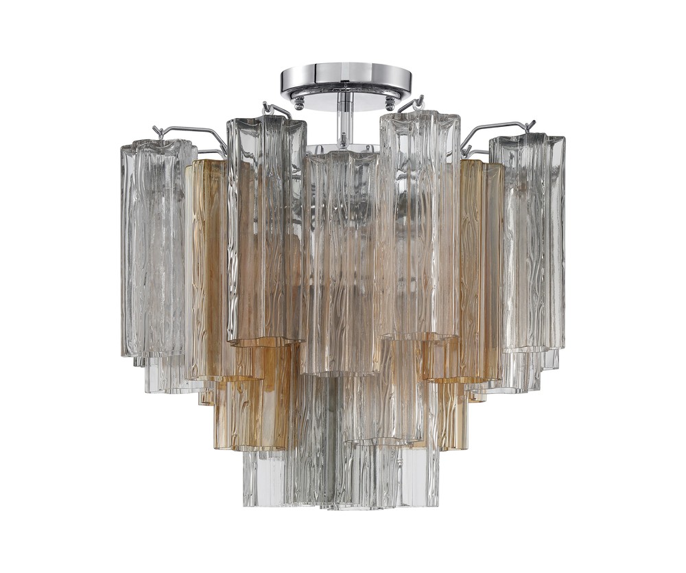 Addis 4 Light Polished Chrome Ceiling Mount