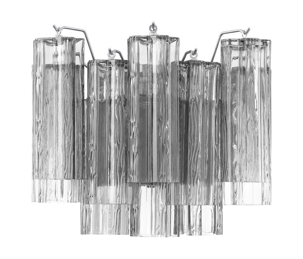 Addis 2 Light Polished Chrome Wall Mount