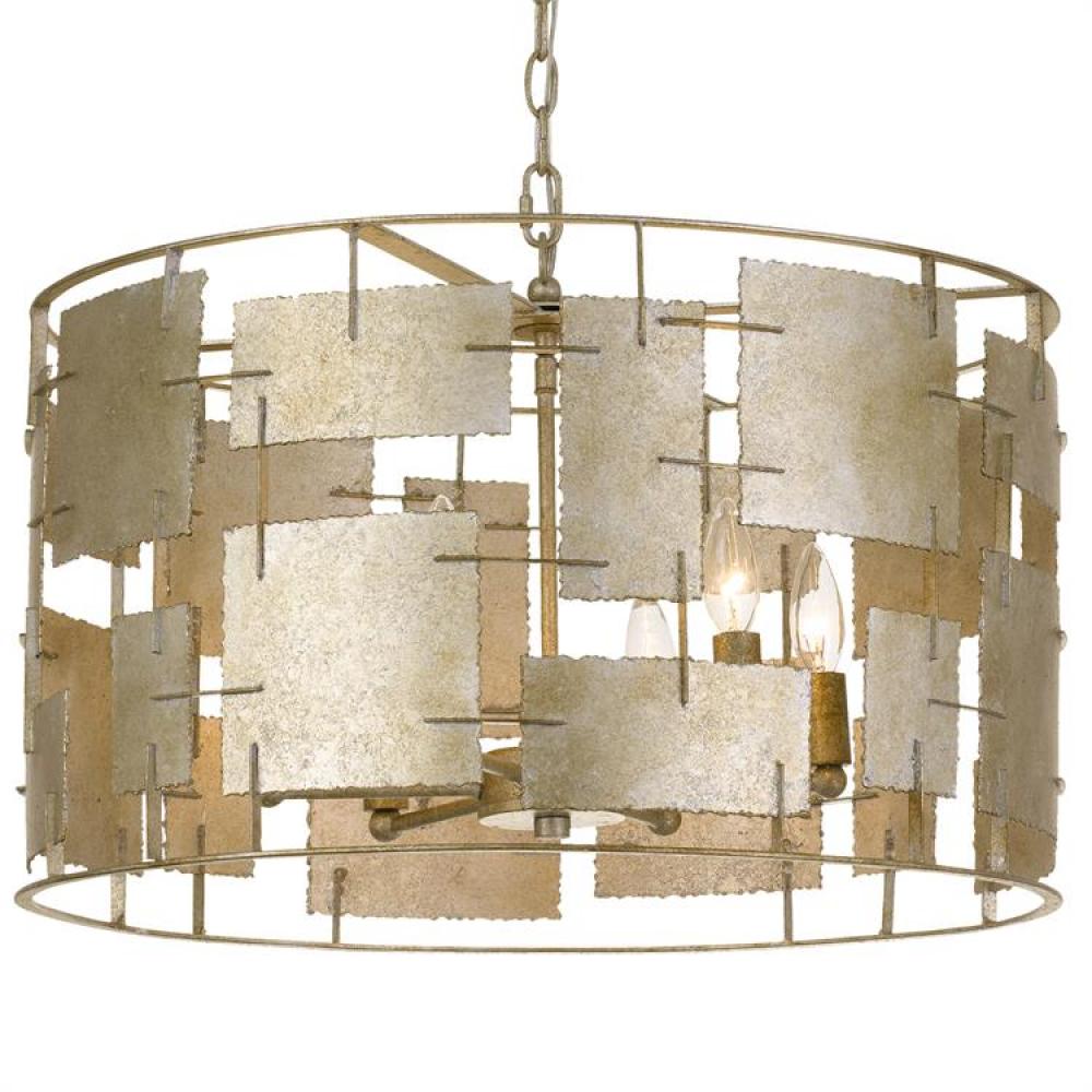 Bronson 6 Light Oxidized Silver Chandelier