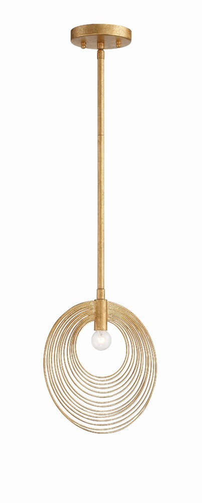 Doral 1 Light Renaissance Gold Pendant