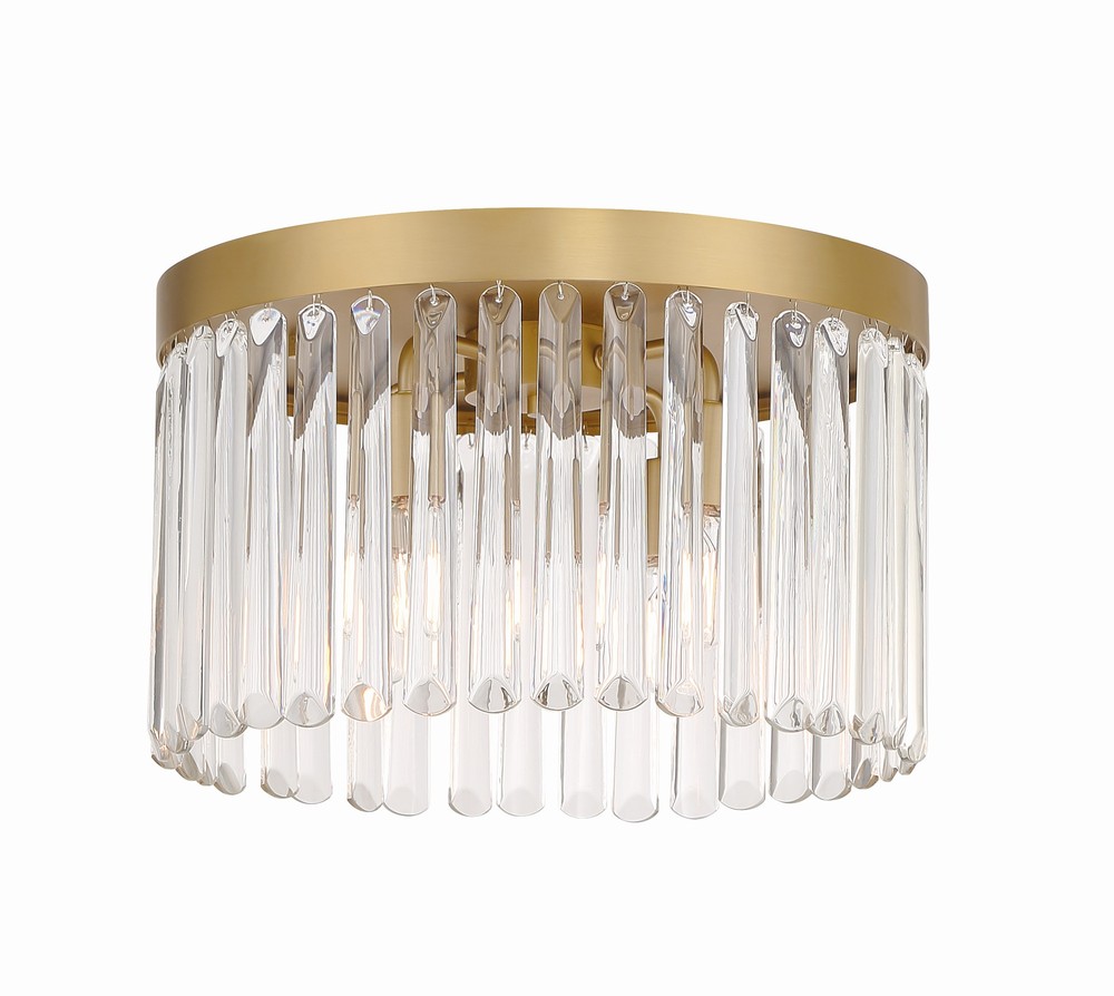 Emory 4 Light Modern Gold Ceiling Mount