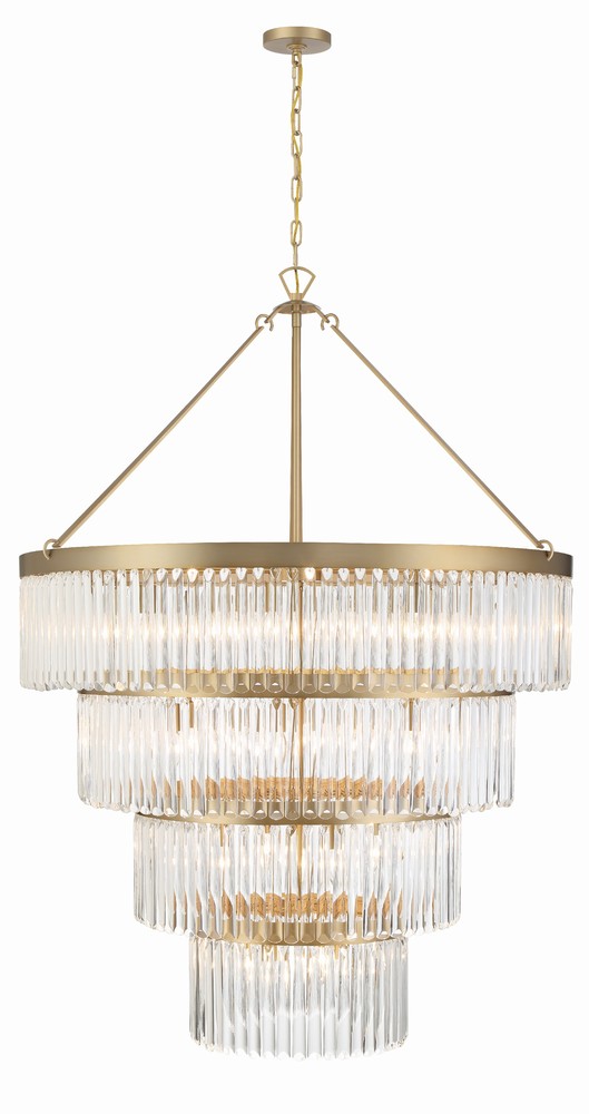 Emory 22 Light Modern Gold Chandelier