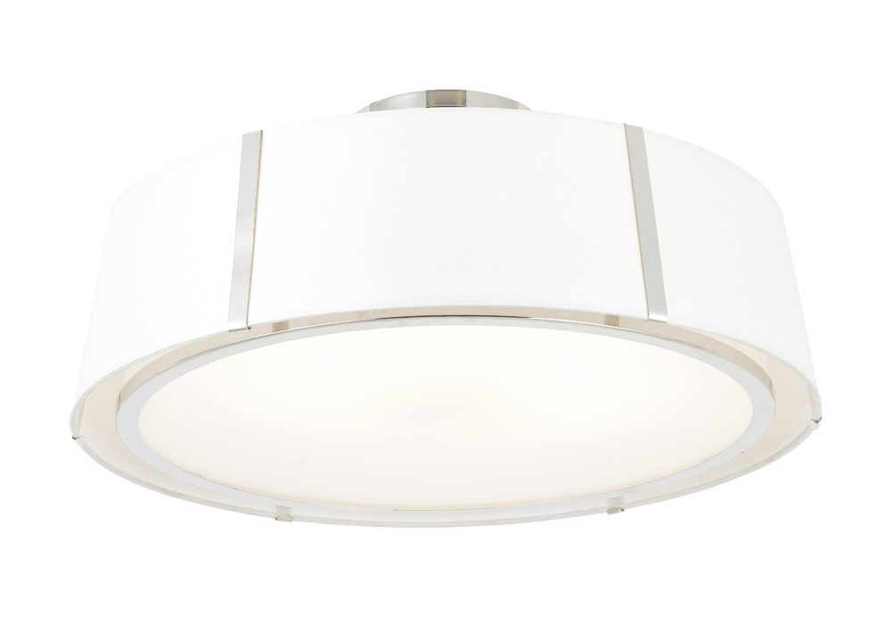 Fulton 6 Light Polished Nickel Ceiling Mount