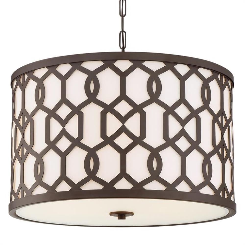 Libby Langdon for Crystorama Jennings Outdoor 5 Light Chandelier