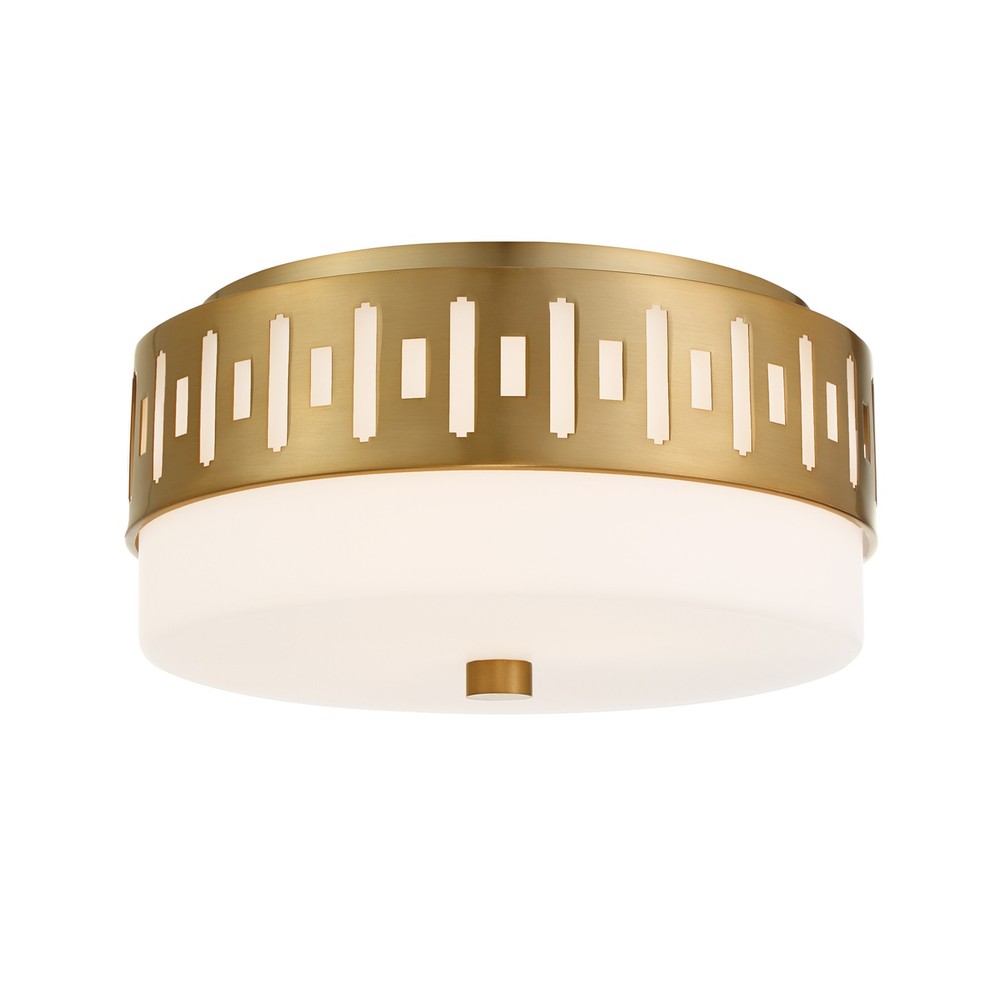 Keaton 2 Light Vibrant Gold Ceiling Mount
