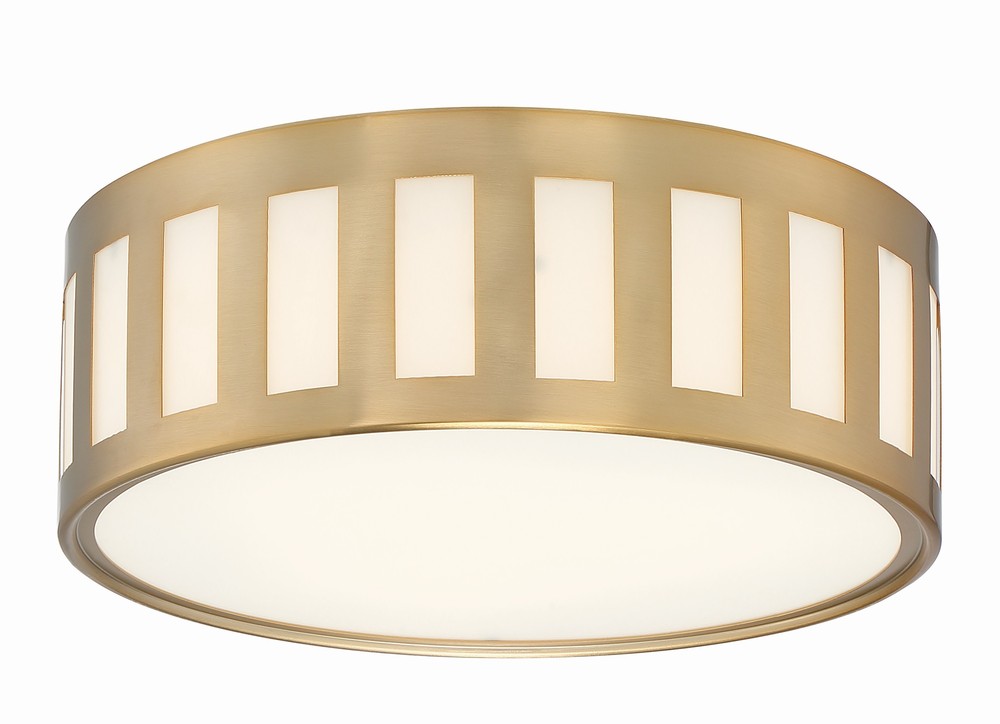 Kendal 3 Light Vibrant Gold Ceiling Mount