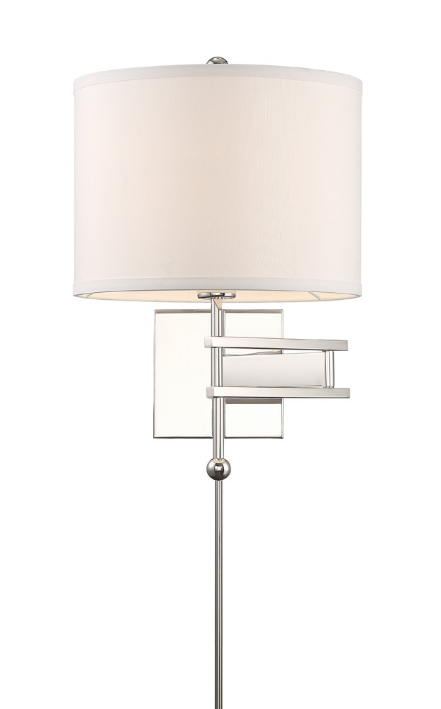 Marshall 1 Light Polished Nickel Wall Mount