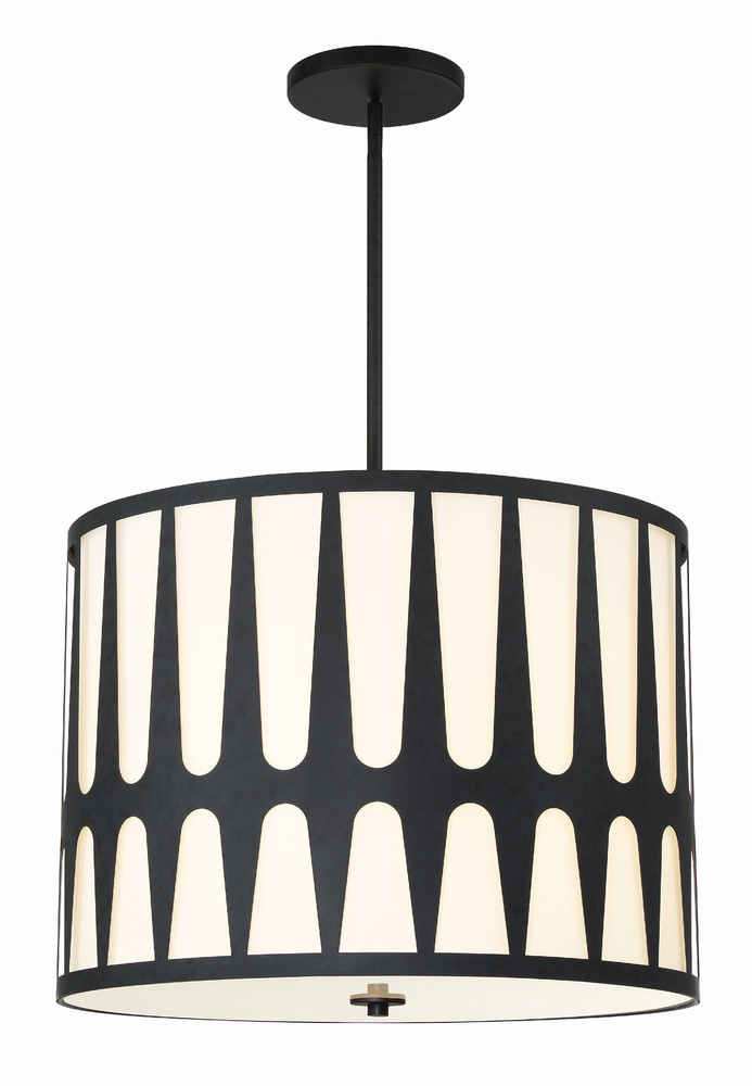 Royston 5 Light Black Pendant
