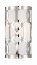 Crystorama 2262-PN - Libby Langdon for Crystorama Jennings 1 Light Polished Nickel Wall Mount