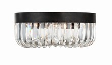 Crystorama ALI-B2005-CZ - Alister 5 Light Charcoal Bronze Ceiling Mount