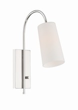 Crystorama ALX-4501-PN - Alexa 1 Light Polished Nickel Wall Mount