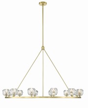 Crystorama ARA-10266-SB - Aragon 12 Light Soft Brass Chandelier