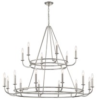 Crystorama BAI-A2109-PN - Bailey 18 Light Polished Nickel Chandelier