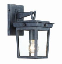 Crystorama BEL-A8061-GE - Belmont 1 Light Graphite Outdoor Wall Mount