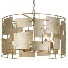 Crystorama BRO-4866-OX - Bronson 6 Light Oxidized Silver Chandelier