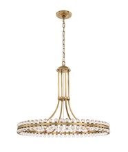 Crystorama CLO-8899-AG - Clover 12 Light Aged Brass Chandelier