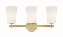 Crystorama COL-103-AG - Colton 3 Light Aged Brass Wall Mount