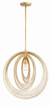 Crystorama DOR-B7711-RG - Doral 1 Light Renaissance Gold Pendant