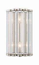 Crystorama ELL-B3002-PN - Libby Langdon for Crystorama Elliot 2 Light Polished Nickel Wall Mount