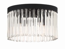 Crystorama EMO-5400-BF - Emory 4 Light Black Forged Ceiling Mount