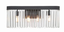 Crystorama EMO-5403-BF - Emory 4 Light Black Forged Bathroom Vanity