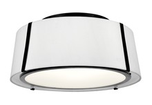 Crystorama FUL-905-BK - Fulton 3 Light Matte Black Ceiling Mount