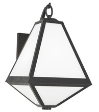 Crystorama GLA-9722-OP-BC - Brian Patrick Flynn for Crystorama Glacier 2 Light Black Charcoal Outdoor Wall Mount