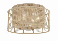 Crystorama JAY-A5000-BS - Jayna 4 Light Burnished Silver Ceiling Mount