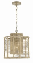 Crystorama JAY-A5001-BS - Jayna 1 Light Burnished Silver Pendant