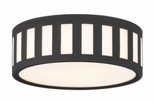 Crystorama KEN-2203-BF - Kendal 3 Light Black Forged Ceiling Mount