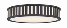 Crystorama KEN-8305-BF - Kendal 4 Light Black Forged Ceiling Mount