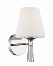 Crystorama RAM-A3401-PN - Ramsey 1 Light Polished Nickel Wall Mount