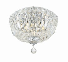 Crystorama ROS-A1003-CH-CL-MWP - Roslyn 3 Light Polished Chrome Ceiling Mount