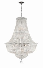 Crystorama ROS-A1015-CH-CL-MWP - Roslyn 15 Light Polished Chrome Chandelier