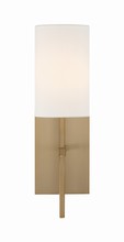 Crystorama VER-241-AG - Veronica 1 Light Aged Brass Wall Mount