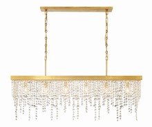 Crystorama WIN-617-GA-CL-MWP - Winham 6 Light Antique Gold Chandelier