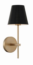 Crystorama XAV-B8321-VG - Xavier 1 Light Vibrant Gold Wall Mount