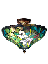 Dale Tiffany TH70098 - Savannah Tiffany Flush Mount