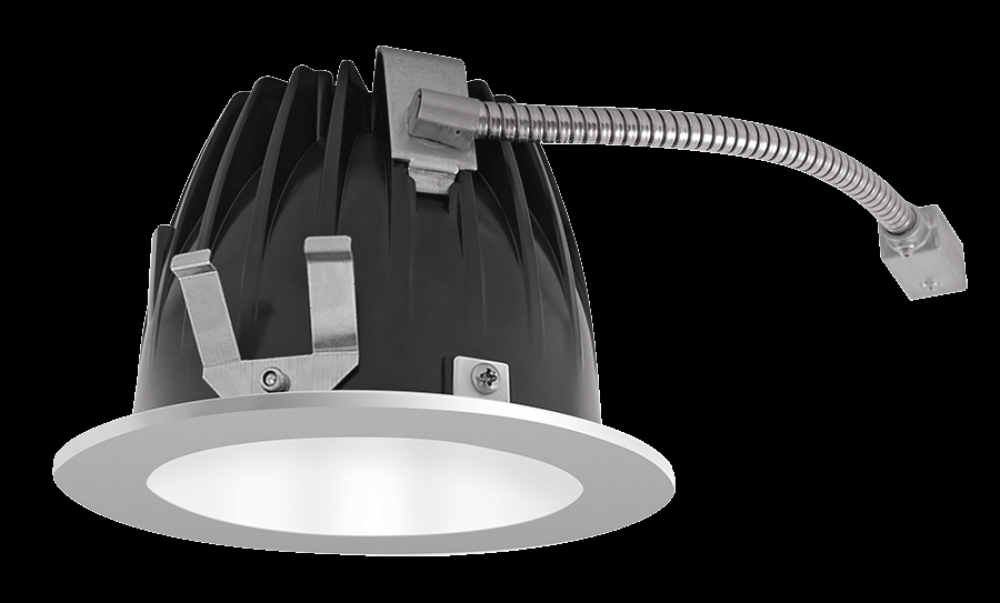 RECESSED DOWNLIGHTS 12 LUMENS NDLED4RD 4 INCH ROUND UNIVERSAL DIMMING 80 DEGREE BEAM SPREAD 2700K