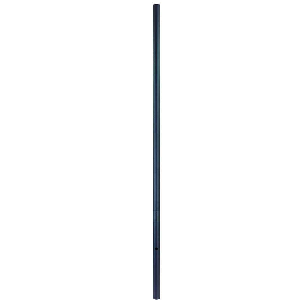 Commercial Grade Direct-Burial Post Collection Black 10 ft. Smooth Extruded Aluminum Lamp Post