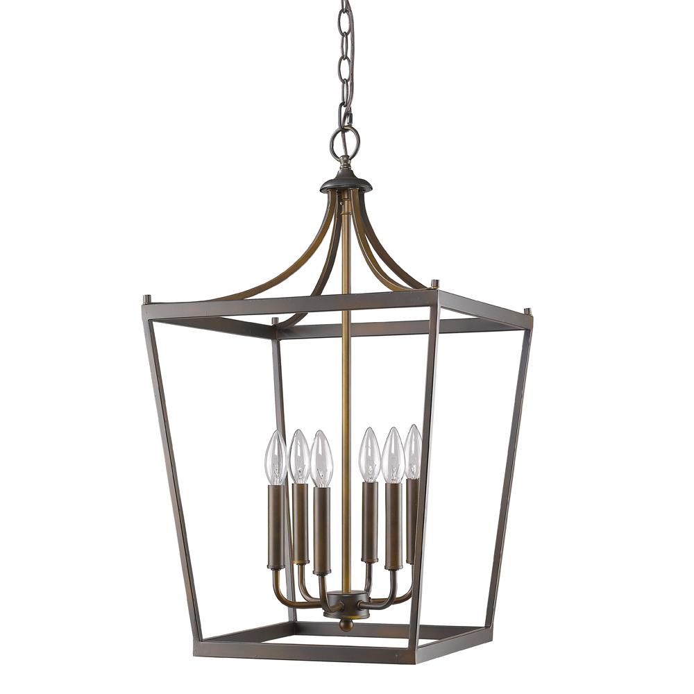 Kennedy Indoor 6-Light Pendant In Oil Rubbed Bronze