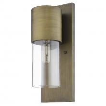 Acclaim Lighting 1511RB/CL - Cooper 1-Light Raw Brass Wall Light