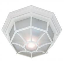 Acclaim Lighting 2002TW - Flushmount Collection Ceiling-Mount 2-Light Outdoor Textured White Light Fixture