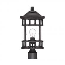 Acclaim Lighting 31947BC - Vista II Collection Post Lantern 1-Light Outdoor Black Coral Light Fixture
